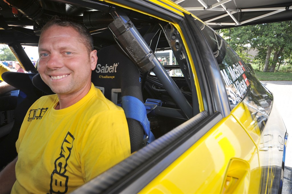 Michael Ted McBride glæder sig til at skulle starte i det kommende Suzuki Sydhavsrally.
(Foto: Nykøbing F. MotorSport)